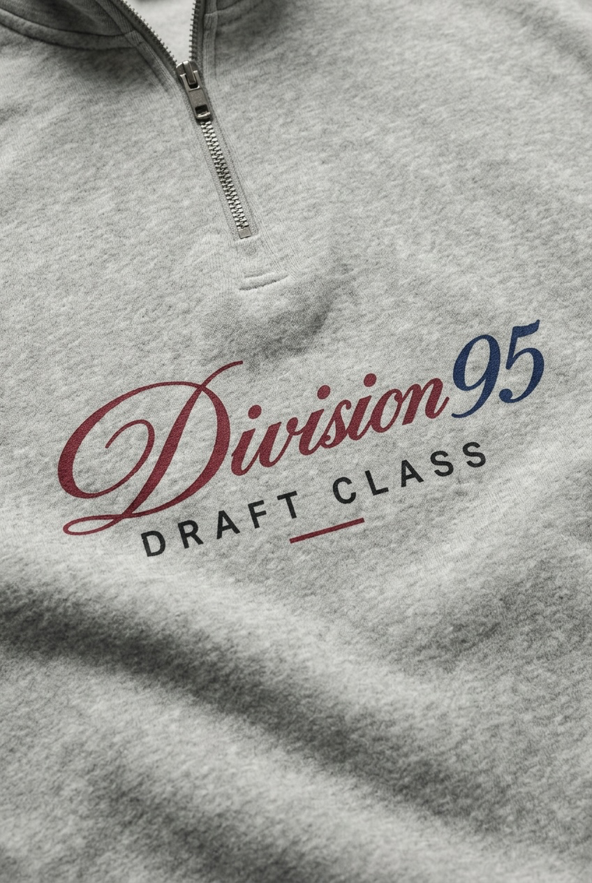 Draft Class Quarter Zip - Heather Gray