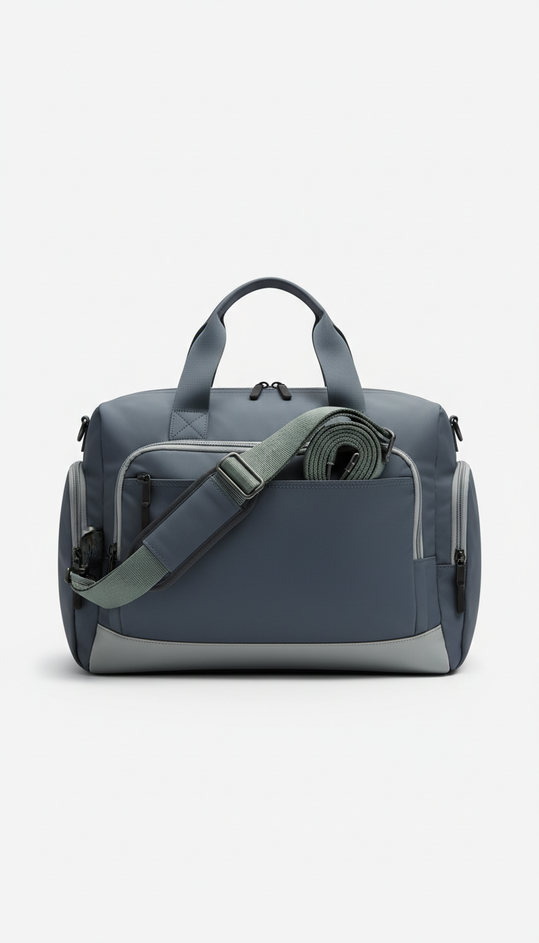 Convertible crossbody gym bag