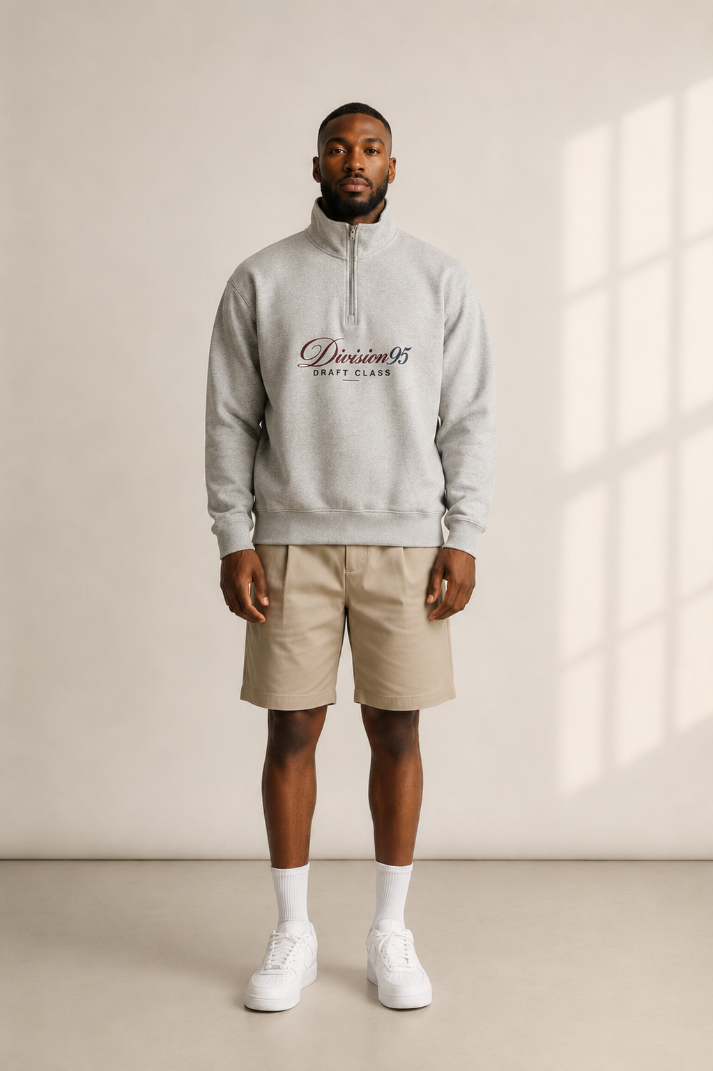 Draft Class Quarter Zip - Heather Gray