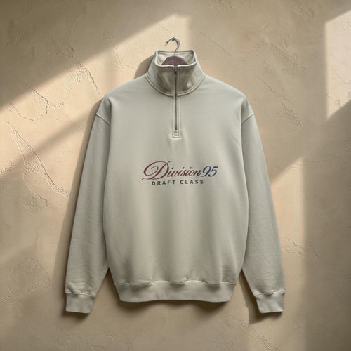 Draft Class Quarter Zip - Vintage Cream